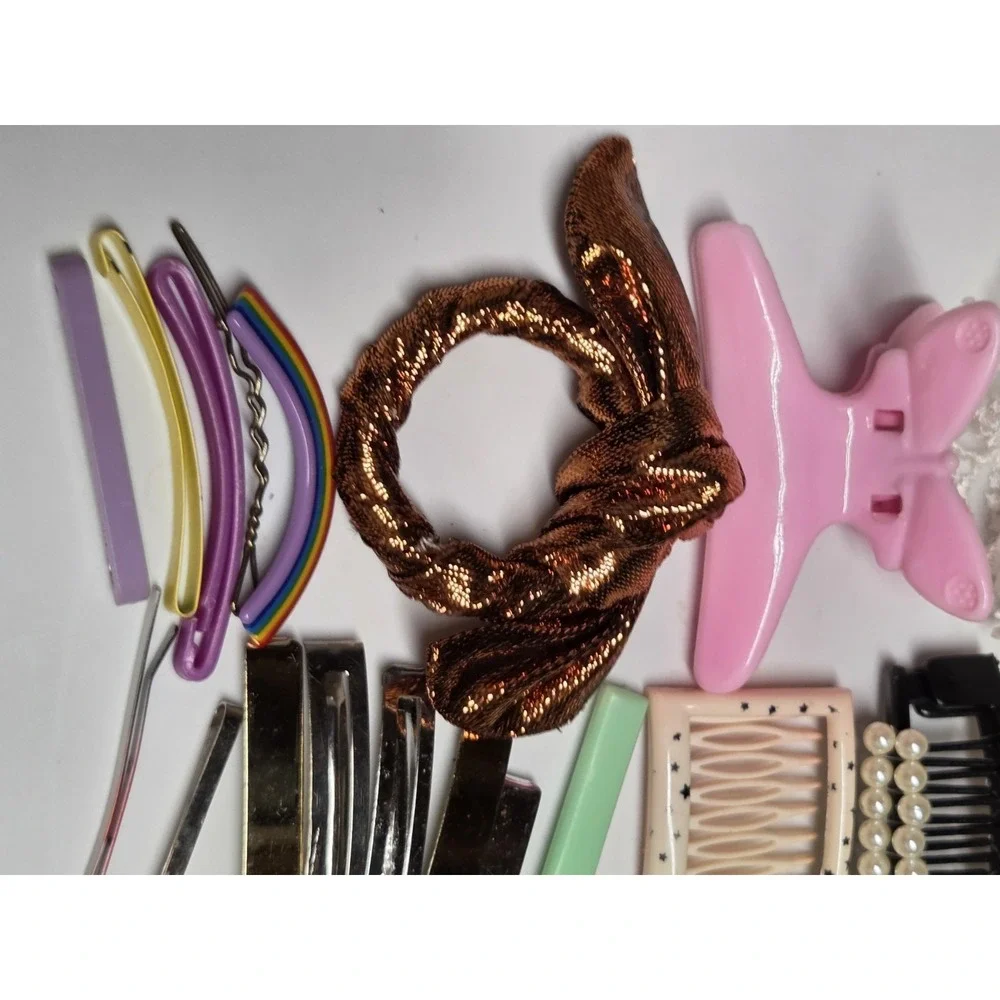 Vintage 80s 90s Hair Barrettes Banana Claw Clips Goody Mixed Lot